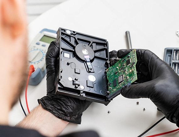 Hard drive data recovery for a textile manufacturer in Tiruppur